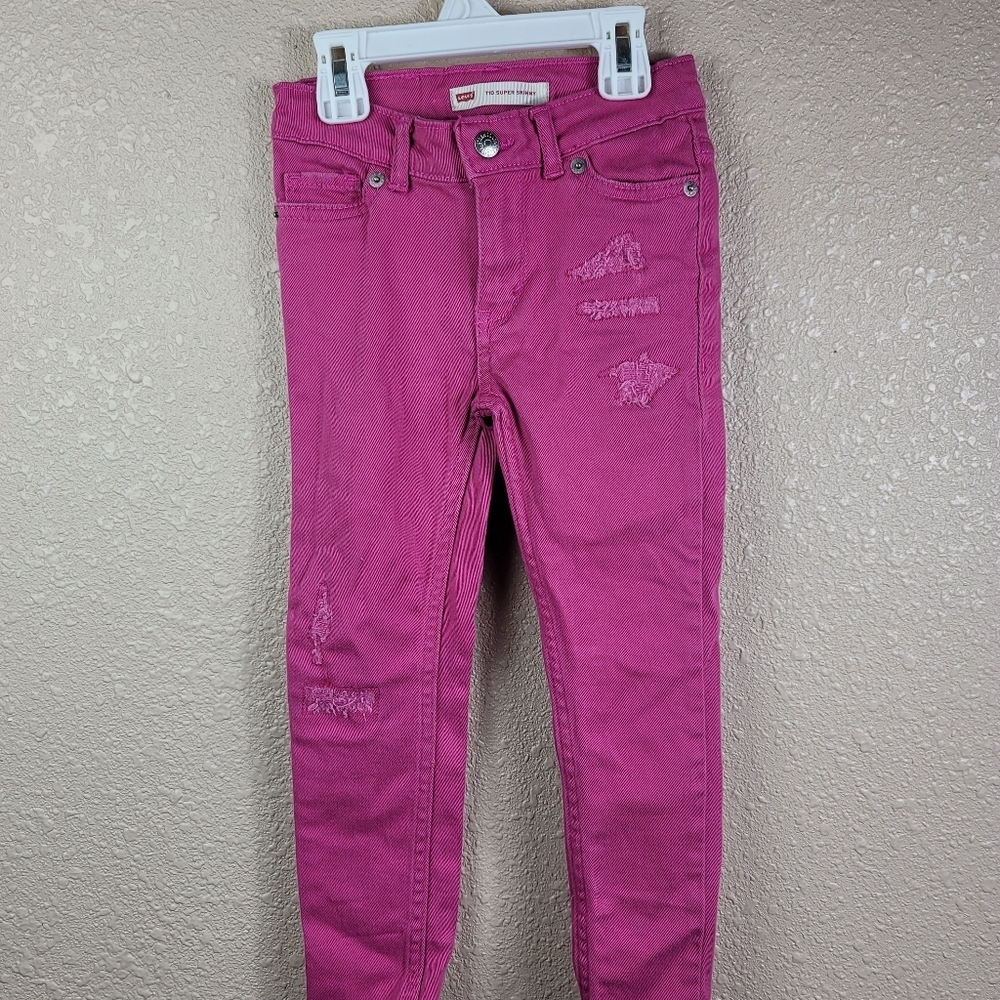 Levis little girls skinny Jeans Size 5